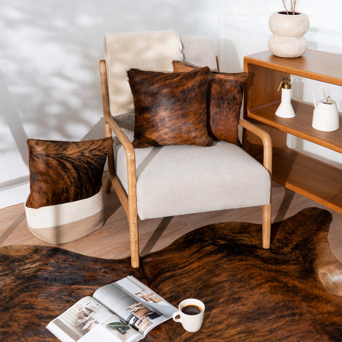 Brindle Cowhide Pillow