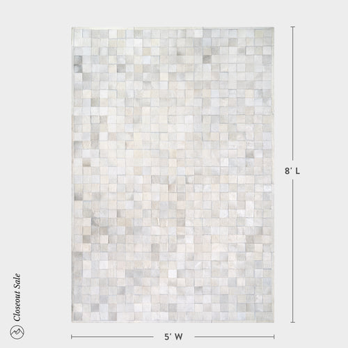 Lyon Cowhide Rug Size 8 x 5 Feet on Sale