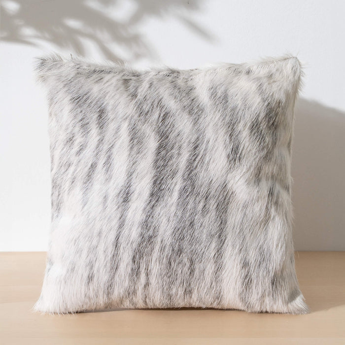 Light Brindle Cowhide Pillow