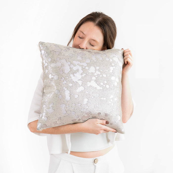 Allergy Free - Metallic Silver Pillow