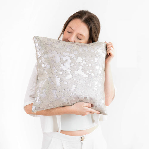 Allergy Free - Metallic Silver Pillow