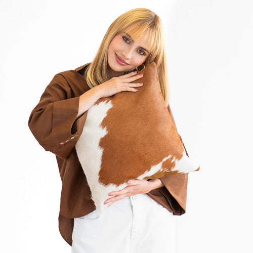 Allergy Free - Brown and white Pillow