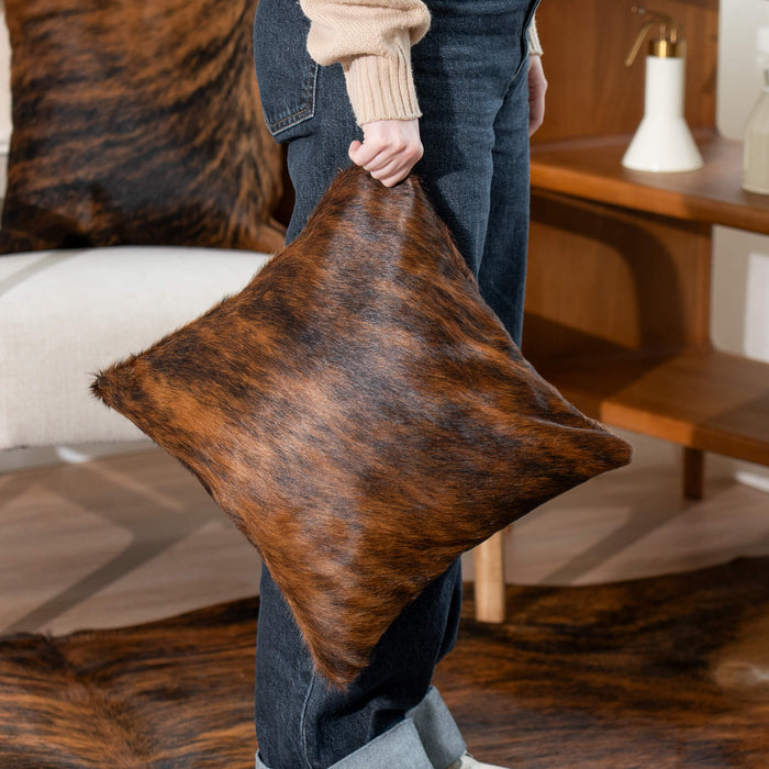 Brindle Cowhide Pillow
