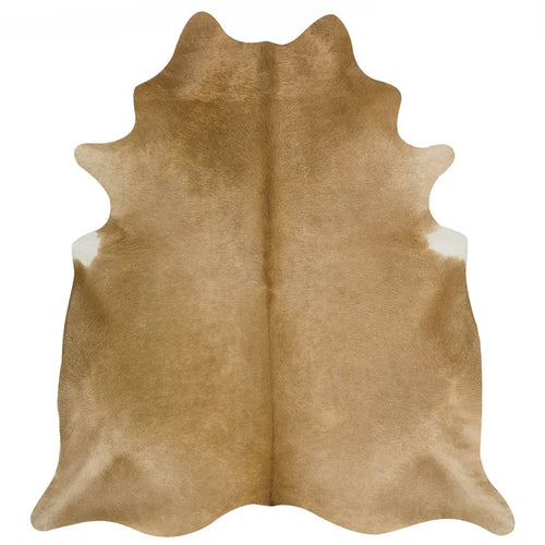 Palomino Brazilian Cowhide Rug, Natural Suede Leather | eCowhides