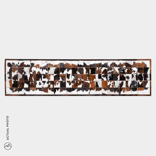 Runner Cowhide Rug Size 8 x 2 Feet R-104