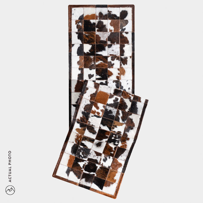Runner Cowhide Rug Size 8 x 2 Feet R-104