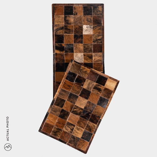Runner Cowhide Rug Size 8 x 2 Feet R-105