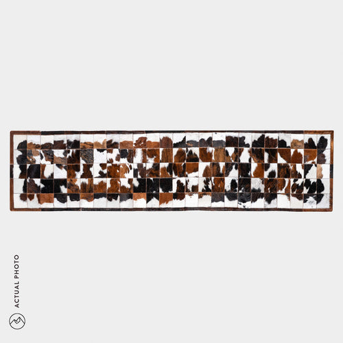 Runner Cowhide Rug Size 8 x 2 Feet R-108