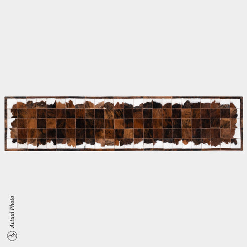 Runner Cowhide Rug Size 8 x 2 Feet R-134