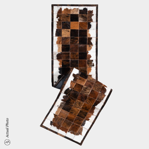Runner Cowhide Rug Size 8 x 2 Feet R-135