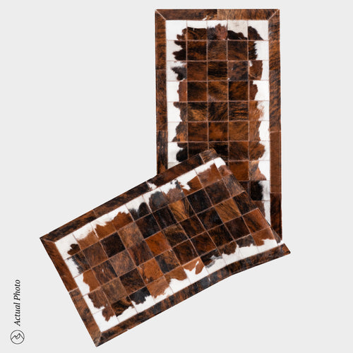 Runner Cowhide Rug Size 8 x 2 Feet R-52