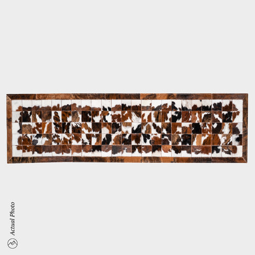 Runner Cowhide Rug Size 8 x 2 Feet R-53