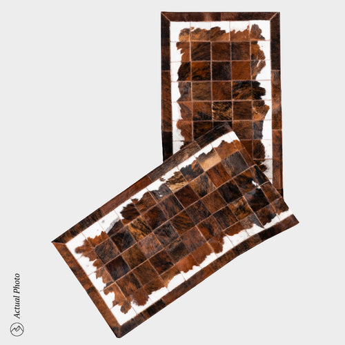 Runner Cowhide Rug Size 8 x 2 Feet R-54