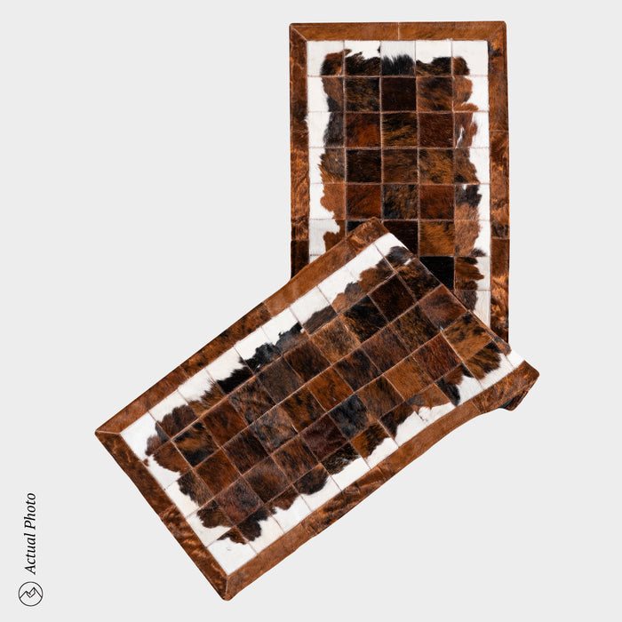 Runner Cowhide Rug Size 8 x 2 Feet R-56