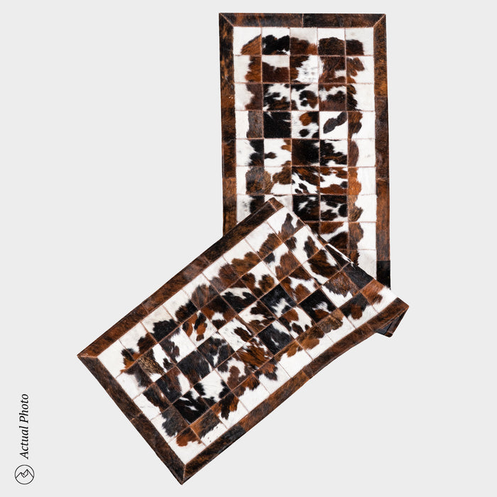 Runner Cowhide Rug Size 8 x 2 Feet R-59