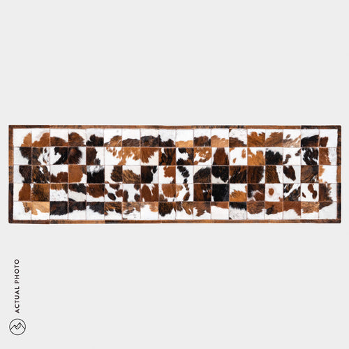 Runner Cowhide Rug Size 6 x 2 Feet R-80