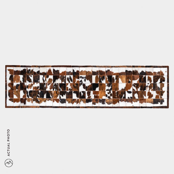 Runner Cowhide Rug Size 8 x 2 Feet R-89