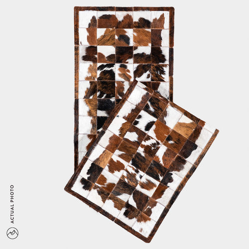 Runner Cowhide Rug Size 8 x 2 Feet R-89