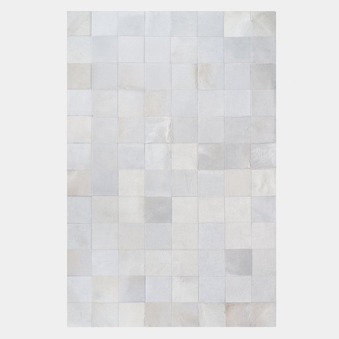 Rhodes White Cowhide Rug