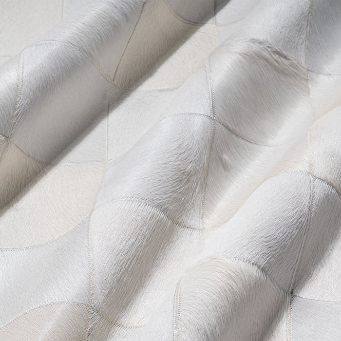 Rhodes White Cowhide Rug