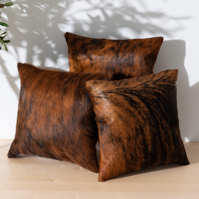 Brindle Cowhide Pillow