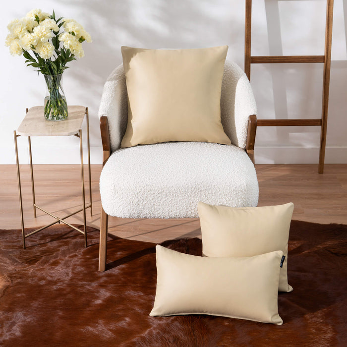 Sand Leather Pillow