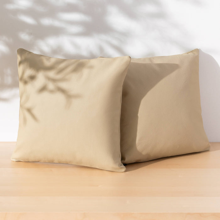 Sand Leather Pillow
