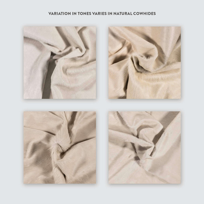 White Natural Cowhide Rug