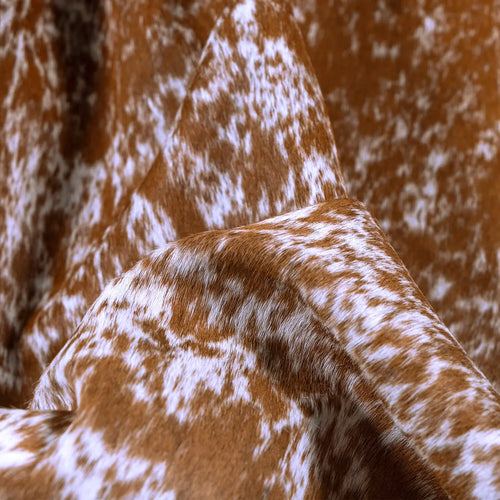 Salt And Pepper Brown Brazilian Cowhide Rug, Natural Suede Leather | eCowhides