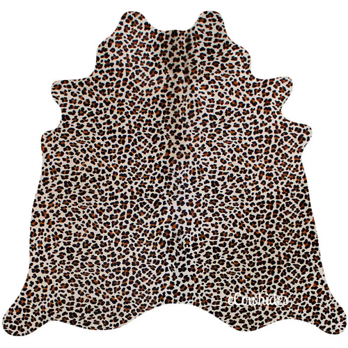 Leopard Cowhide Rug , Natural Suede Leather | eCowhides