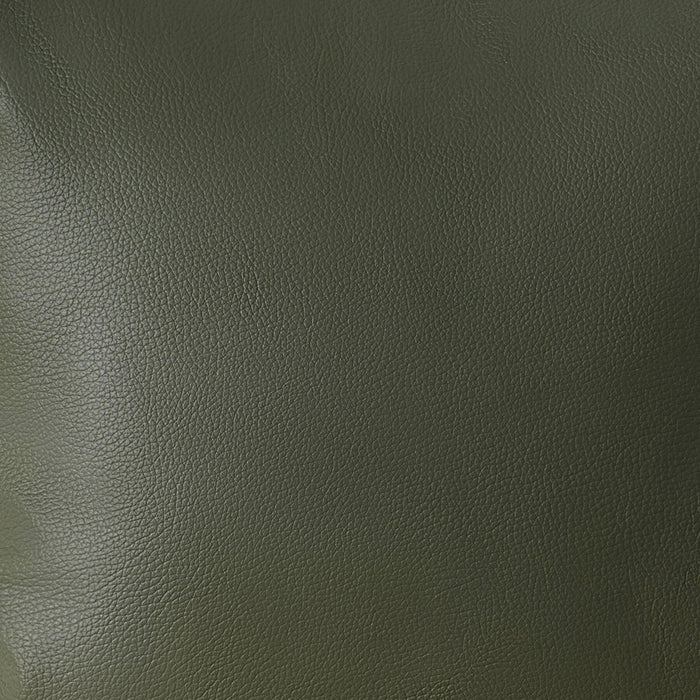 Olive Leather Pillow
