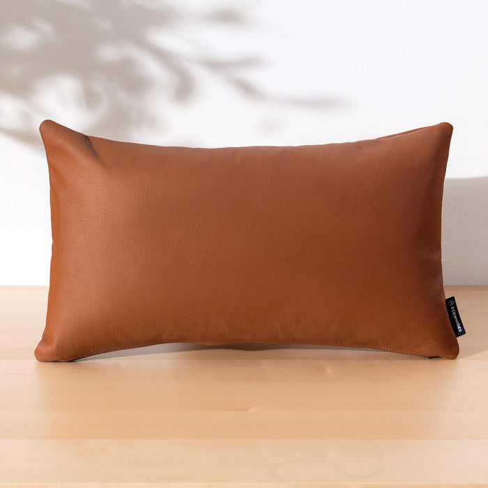 Caramel Leather Pillow