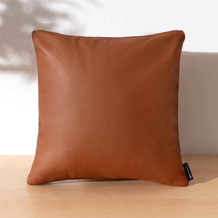 Caramel Leather Pillow