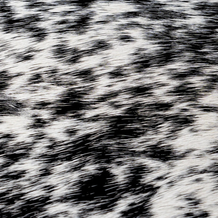 Black Salt and Pepper Cowhide Pillow