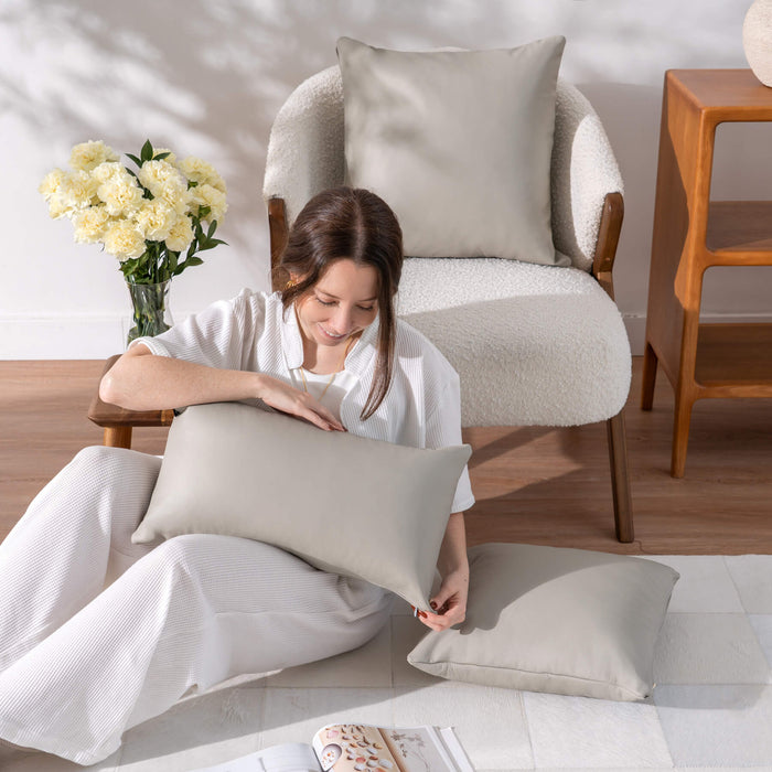 Stone Leather Pillow