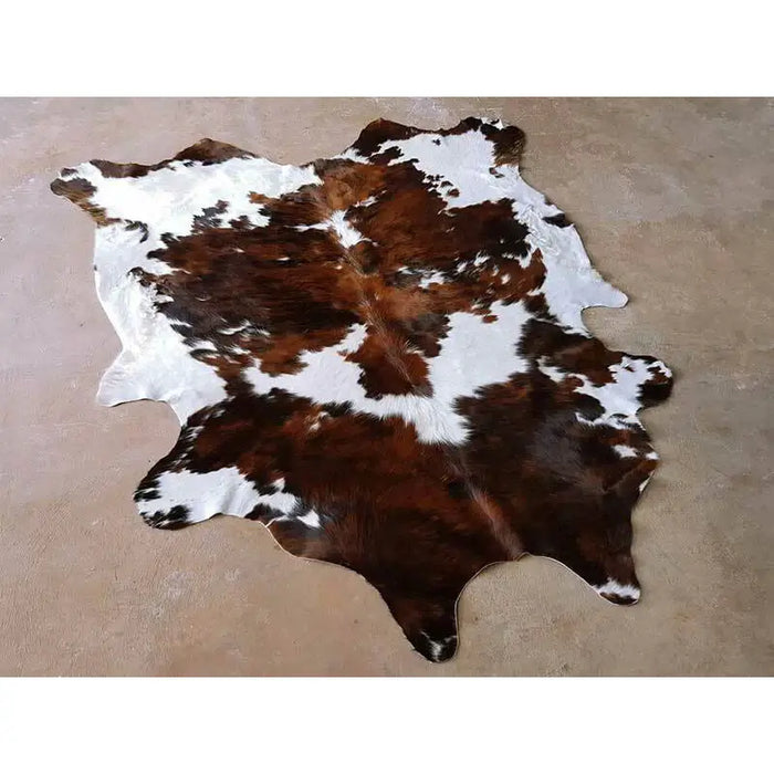 Tricolor Cowhide Rug , Natural Suede Leather | eCowhides