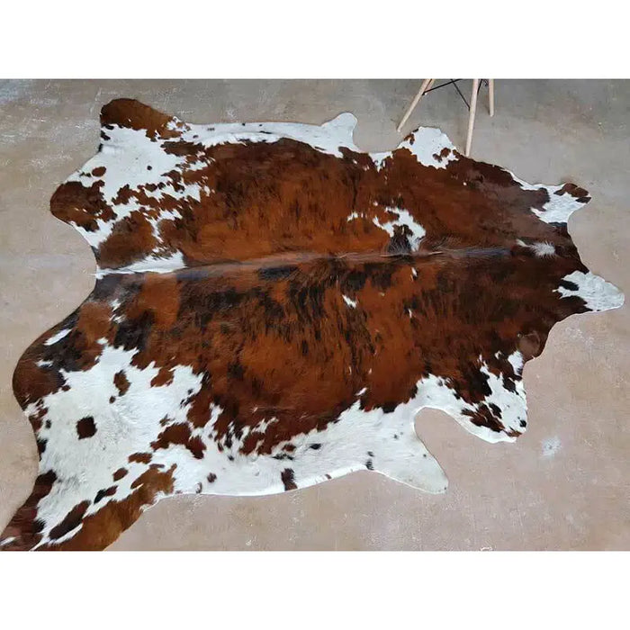 Tricolor Cowhide Rug , Natural Suede Leather | eCowhides