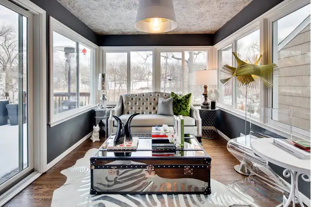 Zebra Silver Metallic On Off White Cowhide Rug , Natural Suede Leather | eCowhides