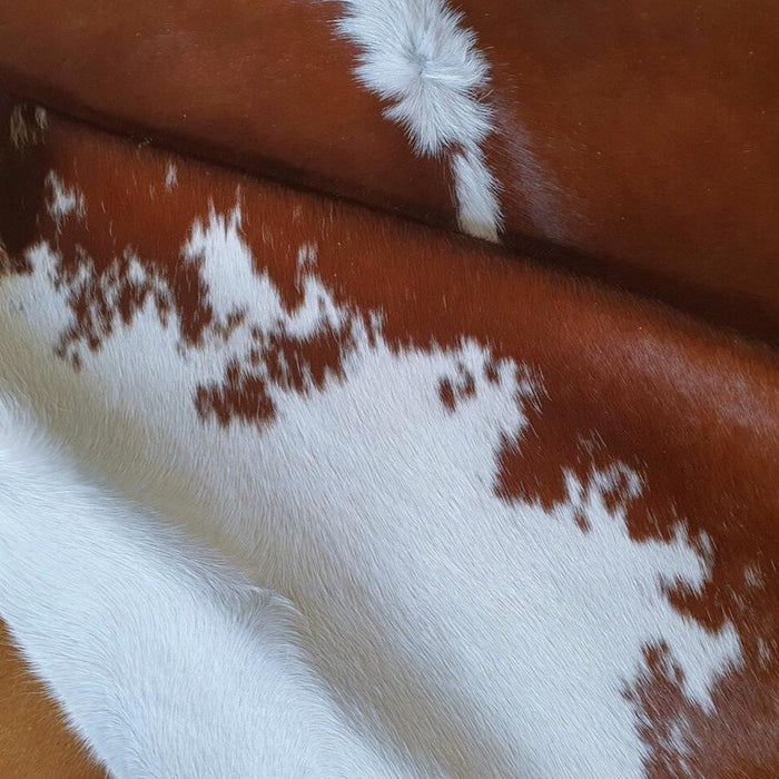 Hereford Brazilian Cowhide Rug: Xl , Natural Suede Leather | eCowhides