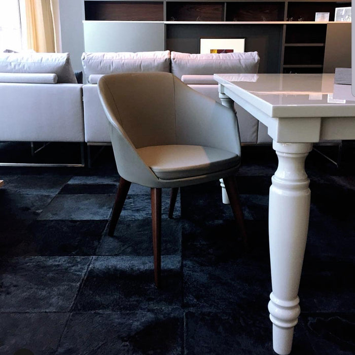 Rhodes Black Cowhide Rug , Natural Suede Leather | eCowhides