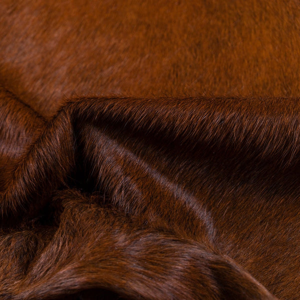 Rhodes Chocolate Cowhide Rug , Natural Suede Leather | eCowhides