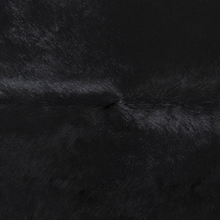 Black Brazilian Cowhide Rug: Xl , Natural Suede Leather | eCowhides