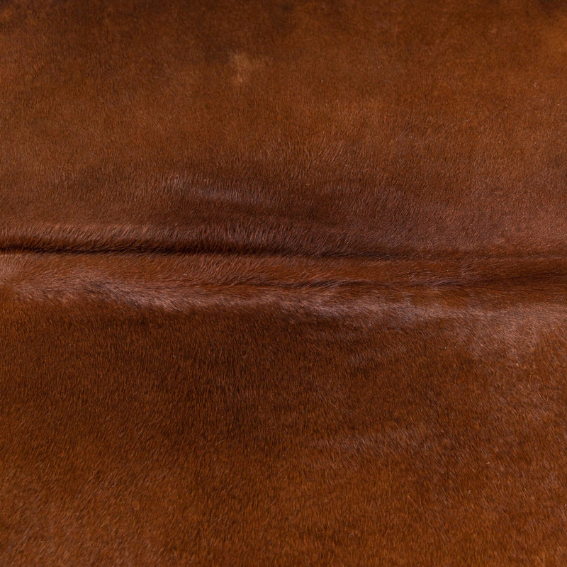 Rhodes Chocolate Cowhide Rug , Natural Suede Leather | eCowhides
