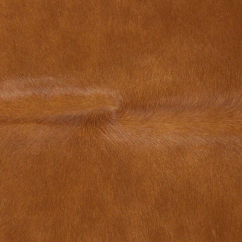 Solid Brown Cowhide Rug , Natural Suede Leather | eCowhides