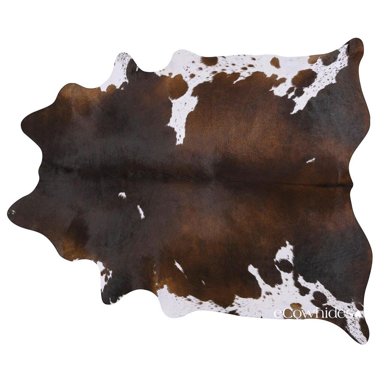 Large Tricolor Brazilian cowhide rug · eCowhides®