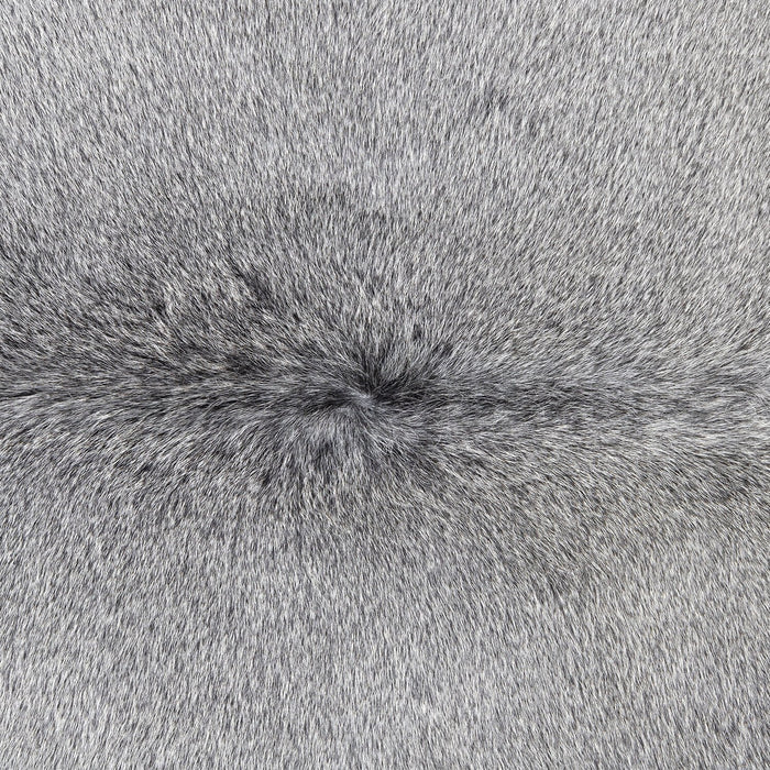 Grey Brazilian Cowhide Rug: Xxl , Natural Suede Leather | eCowhides