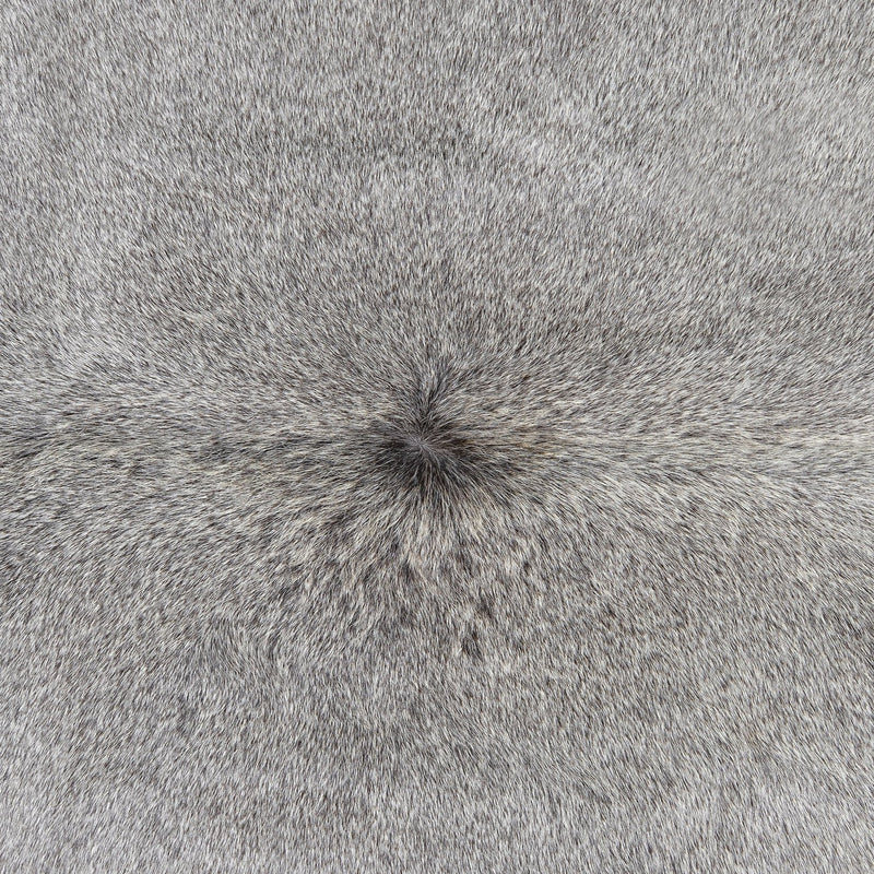 Grey Brazilian Cowhide Rug: Xl , Natural Suede Leather | eCowhides