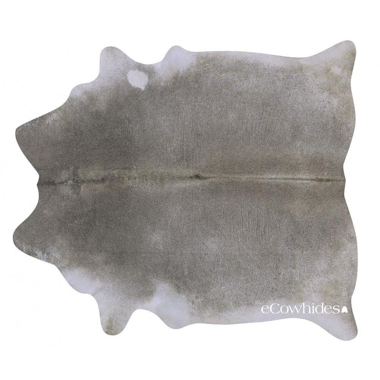 Grey Brazilian Cowhide Rug Xxl , Natural Suede Leather eCowhides