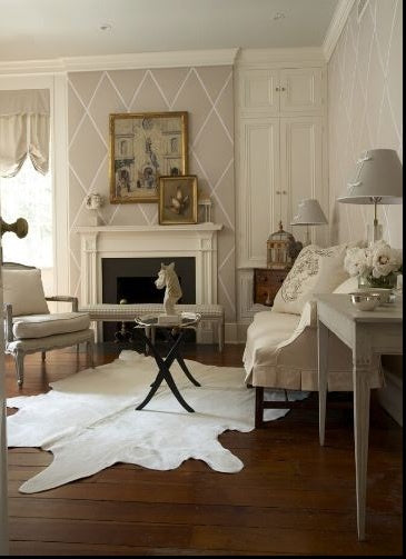 White Brazilian Cowhide Rug: Xl , Natural Suede Leather | eCowhides