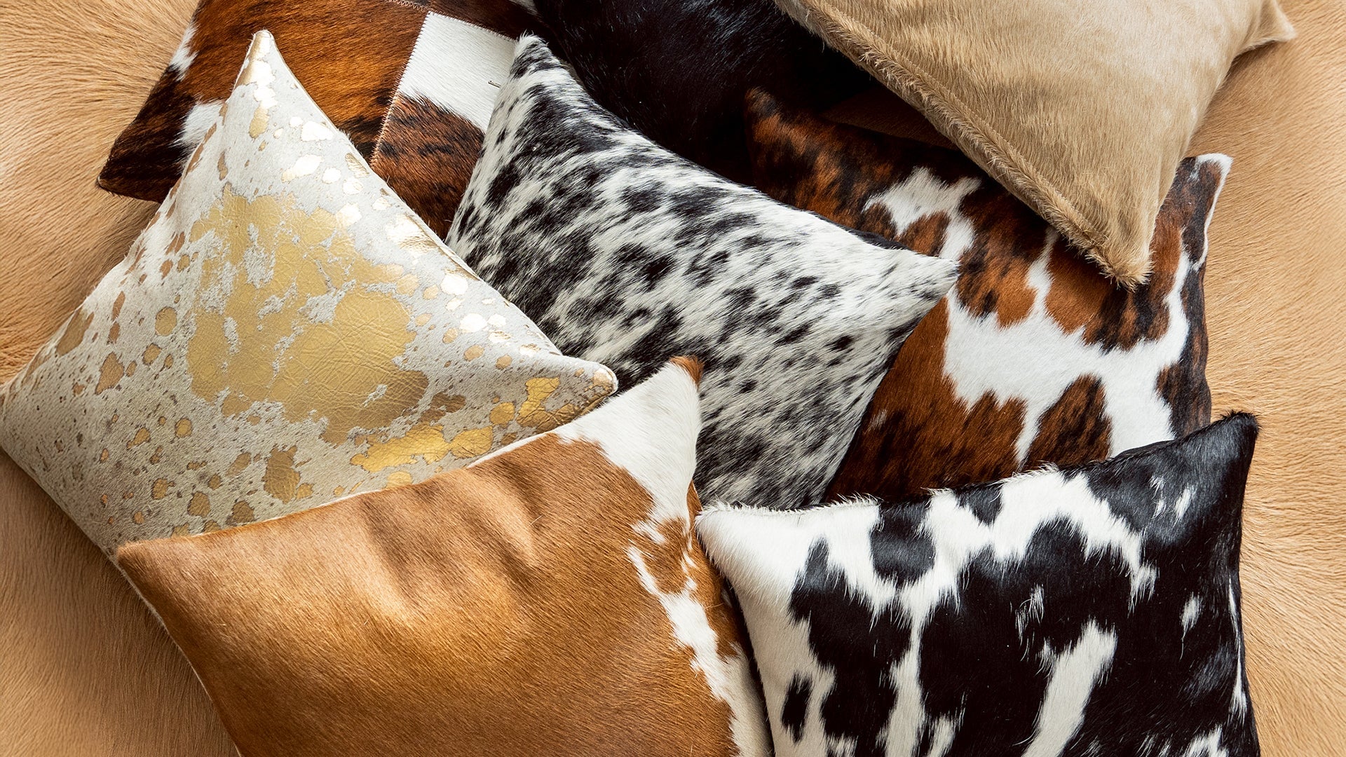 Best Cowhide Pillows for Farmhouse Decor